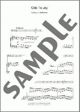 Ode To Joy from Symphony No. 9, Fourth Movement(Ludwig van Beethoven) 楽譜 チェロ ダウンロード
