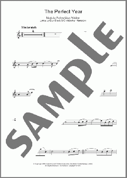 The Perfect Year (from Sunset Boulevard)(Andrew Lloyd Webber) 楽譜 アルトサックス（ソロ） ダウンロード