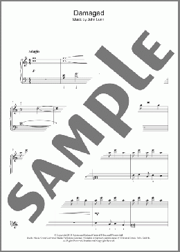 Damaged(John Lunn) 楽譜 ピアノ（ソロ） ダウンロード