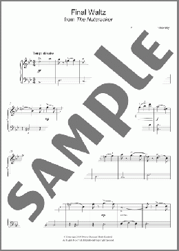 Final Waltz(Pyotr Il'yich Tchaikovsky) 楽譜 ピアノ（ソロ） ダウンロード