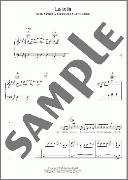 La La La (featuring Sam Smith)(Naughty Boy/Sam Smith) 楽譜 ピアノ & ボーカル & ギター ダウンロード