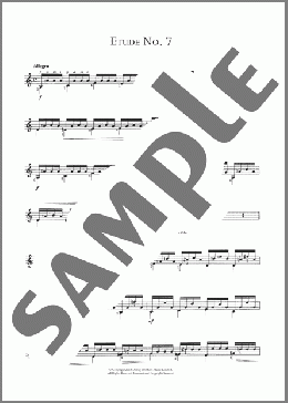 Etude No. 7(Matteo Carcassi) 楽譜 ギター（その他） ダウンロード
