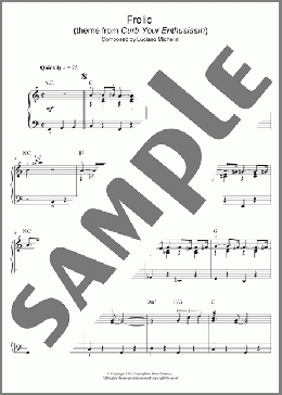 Frolic (theme from Curb Your Enthusiasm)(Luciano Michelini) 楽譜 ピアノ（ソロ） ダウンロード