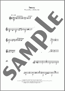 Sunny(Bobby Hebb) 楽譜 ギター（その他） ダウンロード