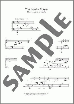 The Lord's Prayer(Albert H. Malotte) 楽譜 ピアノ（ソロ） ダウンロード