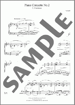 Piano Concerto No.2 - 1st Movement(Sergei Rachmaninoff) 楽譜 ピアノ（ソロ） ダウンロード