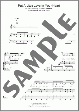 Put A Little Love In Your Heart(Jackie DeShannon) 楽譜 その他 ダウンロード