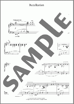 Recollection(Mischa Spoliansky) 楽譜 ピアノ（ソロ） ダウンロード