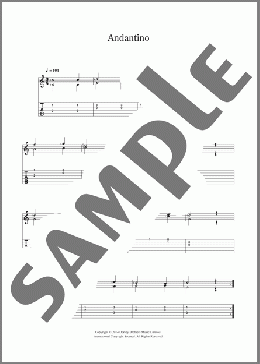 Andantino(Mauro Giuliani) 楽譜 ギター（その他） ダウンロード