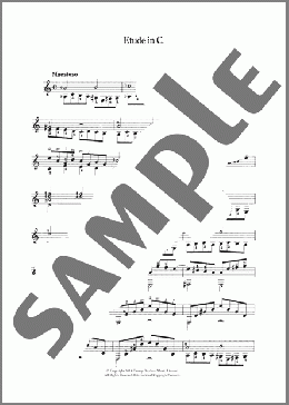 Etude In C(Mauro Giuliani) 楽譜 ギター（その他） ダウンロード