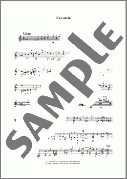 Fantasia(Luys de Narvaez) 楽譜 ギター（その他） ダウンロード