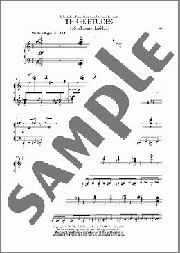 Three Etudes(Avner Dorman) 楽譜 ピアノ（ソロ） ダウンロード