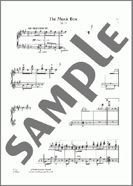 The Music Box(Anatoly Lyadov) 楽譜 ピアノ（ソロ） ダウンロード