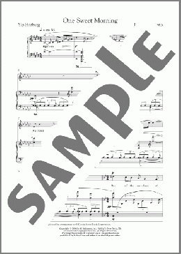One Sweet Morning (female voice)(John Corigliano) 楽譜 ピアノ & ボーカル ダウンロード