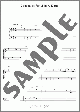 Ecossaise for Military Band, WoO 23(Ludwig van Beethoven) 楽譜 ピアノ（ソロ） ダウンロード