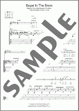 Sugar In The Snow(Newton Faulkner) 楽譜 ギター（ソロ） ダウンロード