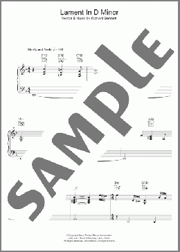Lament In D Minor(Neil Diamond) 楽譜 ピアノ（ソロ） ダウンロード
