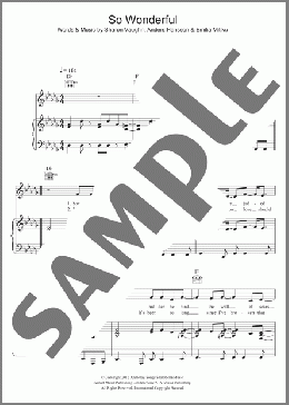 So Wonderful(Emilia Mitiku) 楽譜 その他 ダウンロード