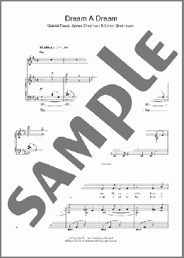 Dream A Dream(Charlotte Church) 楽譜 その他 ダウンロード