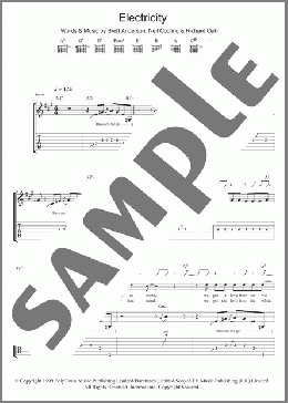 Electricity(Suede) 楽譜 ギター（ソロ） ダウンロード