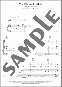 The Woman In White(Andrew Lloyd Webber) 楽譜 その他 ダウンロード