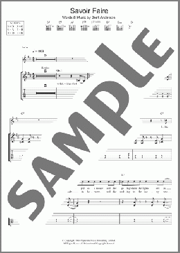 Savoir Faire(Suede) 楽譜 ギター（ソロ） ダウンロード