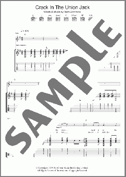 Crack In The Union Jack(Suede) 楽譜 ギター（ソロ） ダウンロード
