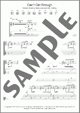 Can't Get Enough(Suede) 楽譜 ギター（ソロ） ダウンロード