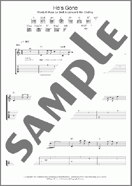 He's Gone(Suede) 楽譜 ギター（ソロ） ダウンロード