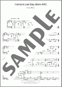 Harvey's Last Day (from Milk)(Danny Elfman) 楽譜 ピアノ（ソロ） ダウンロード