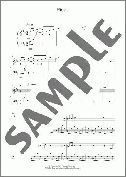 Piove(Francesco Taskayali) 楽譜 ピアノ（ソロ） ダウンロード