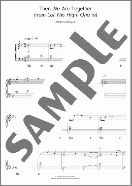 Then We Are Together (from Let The Right One In)(Johan Soderqvist) 楽譜 ピアノ（ソロ） ダウンロード