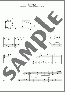 Symphony No.39 (3rd Movement: Minuet)(Wolfgang Amadeus Mozart) 楽譜 ピアノ（ソロ） ダウンロード