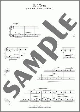 Soft Tears (from 'For Children', Volume 3)(Bela Bartok) 楽譜 ピアノ（ソロ） ダウンロード