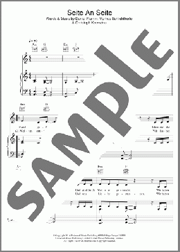 Seite An Seite(Christina Sturmer) 楽譜 ピアノ & ボーカル & ギター ダウンロード