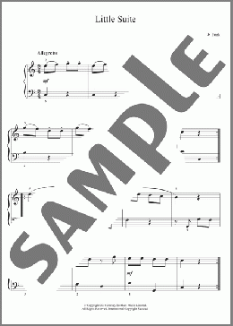 Little Suite(Daniel Gottlob Turk) 楽譜 ピアノ（ソロ） ダウンロード