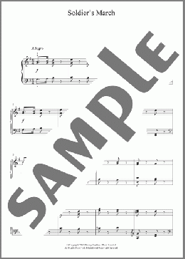 Soldier's March(Robert Schumann) 楽譜 ピアノ（ソロ） ダウンロード