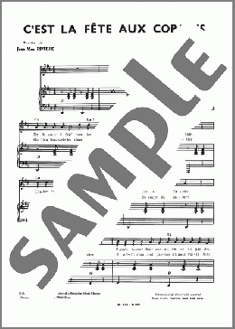 C'est La Fete Aux Copains(Jean-Max Riviere/Charles Orieux) 楽譜 ピアノ & ボーカル ダウンロード