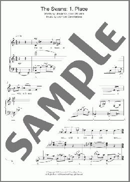 The Swans: 1. Place(Leonidas Sakellarides) 楽譜 ピアノ & ボーカル ダウンロード