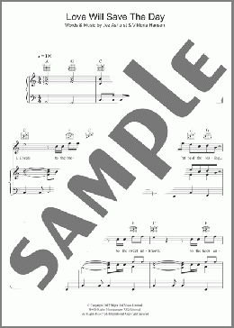 Love Will Save The Day(Boyzone) 楽譜 その他 ダウンロード