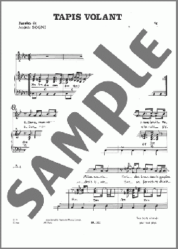Tapis Volant(Mort Shuman) 楽譜 ピアノ & ボーカル ダウンロード