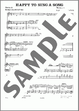 Happy To Sing A Song(Stylianos Vlavianos) 楽譜 その他 ダウンロード