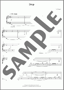 Drop(Ludovico Einaudi) 楽譜 ピアノ（ソロ） ダウンロード