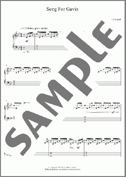 Song For Gavin(Ludovico Einaudi) 楽譜 ピアノ（ソロ） ダウンロード