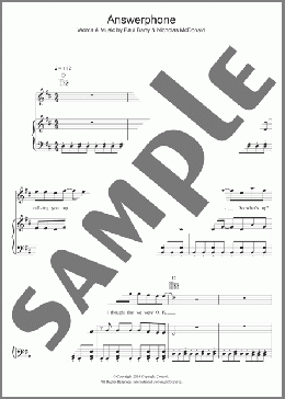 Answerphone(Nicholas McDonald) 楽譜 その他 ダウンロード
