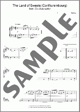 The Land Of Sweets (Confiturembourg)(Pyotr Il'yich Tchaikovsky) 楽譜 ピアノ（ソロ） ダウンロード
