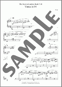 Venus In 94 (No.2 From The Heaven Ladder Book 7)(Terry Riley) 楽譜 ピアノ（ソロ） ダウンロード