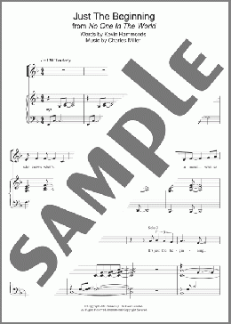 Just The Beginning (From No One In The World)(Charles Miller/Kevin Hammonds) 楽譜 ピアノ & ボーカル ダウンロード