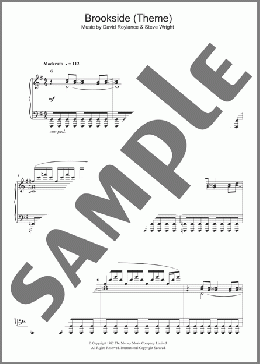 Brookside (Theme)(Steve Wright) 楽譜 ピアノ（ソロ） ダウンロード