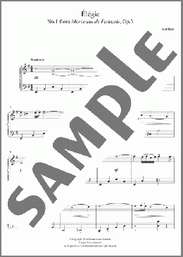 Elegie (No.1 from Morceaux de Fantasie, Op.3)(Sergei Rachmaninoff) 楽譜 ピアノ（ソロ） ダウンロード